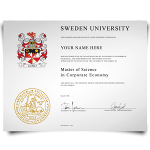 Fake Diploma from Sweden University