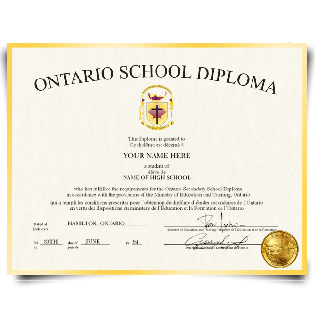 Canada High School Diploma