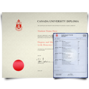 Fake Canada College Diploma and Transcripts