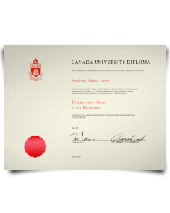 fake diploma from Canada York university diploma featuring 2000 layout with red wax school and printed on thick diploma cardstock