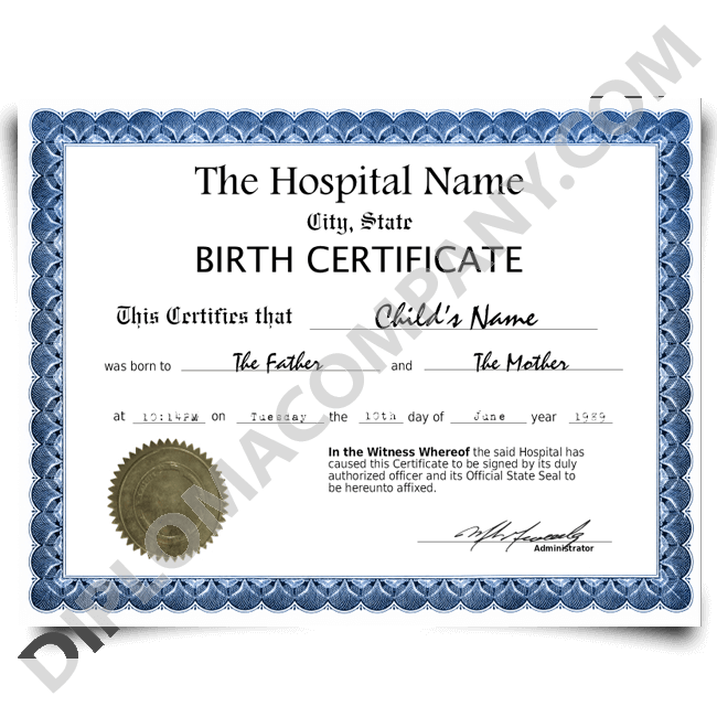 novelty birth certificate template fake birth certificate novelty birth certificate template fake birth certificate
