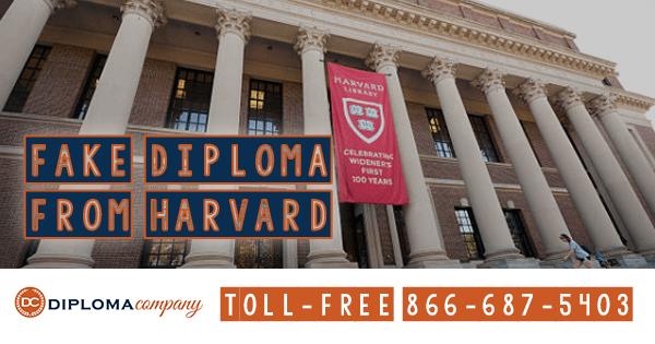 fake diploma from harvard