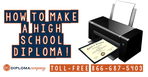 How to Make a High School Diploma