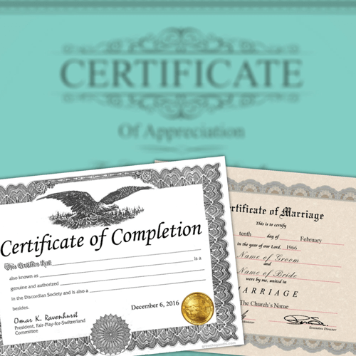11 Free Printable Degree Certificates Templates - Hloom
