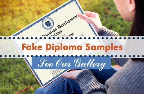 woman outside in the grass holding a Massachusetts GED diploma with a decorative blue border along the certificate
