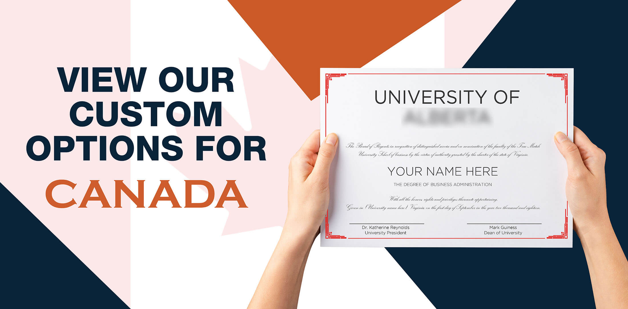 replica college diploma and transcript recreations - canada