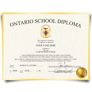 Canada High School Diploma