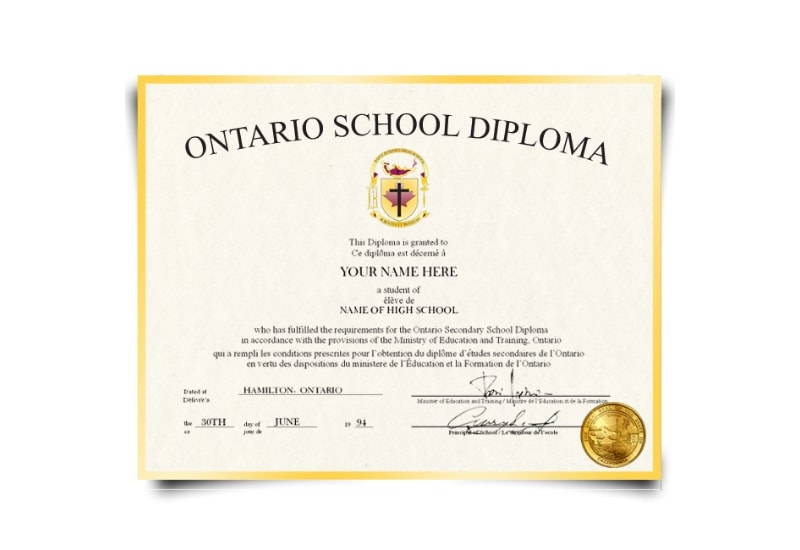 Canada High School Diploma