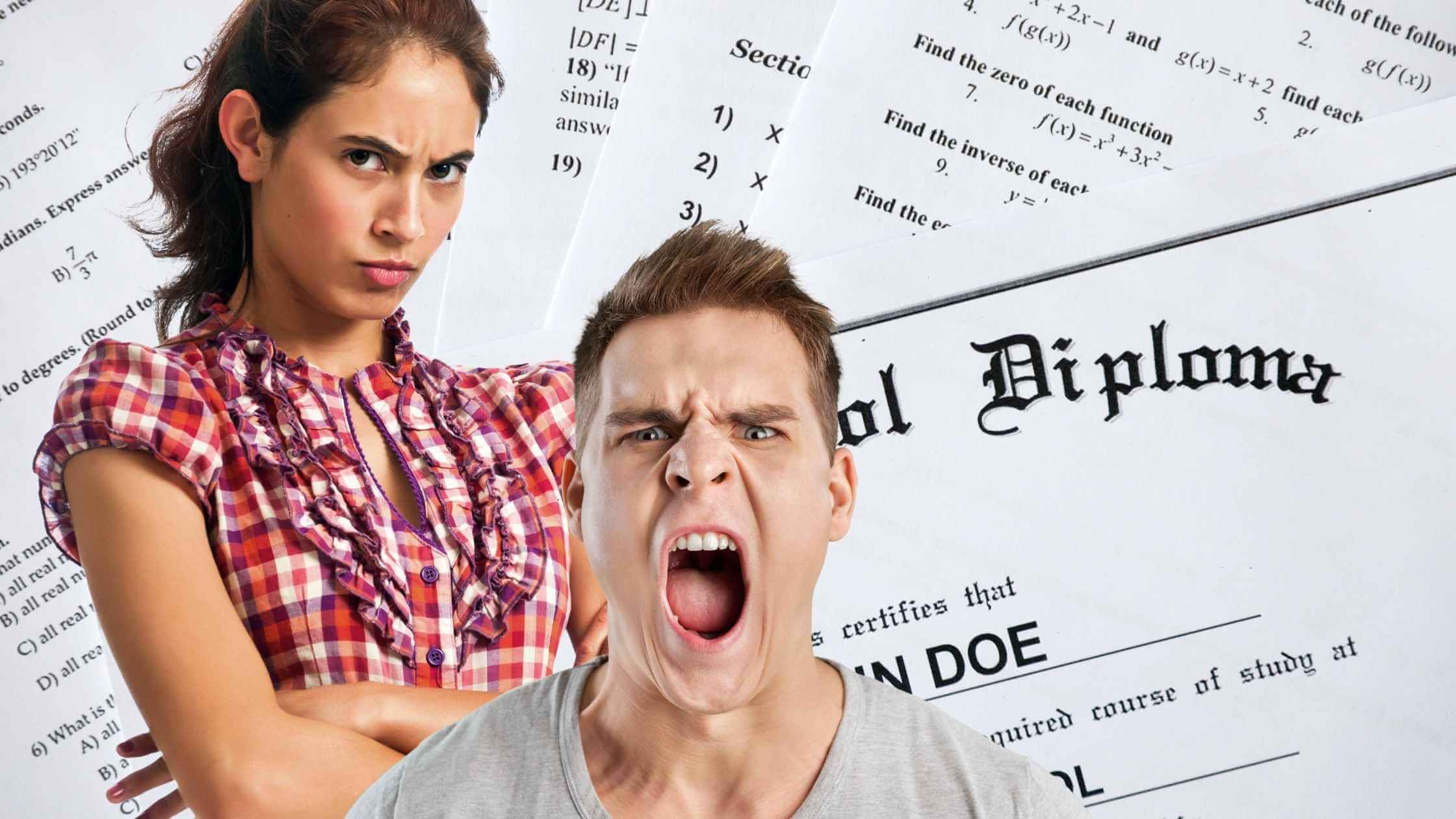 cheap fake diplomas look awful and bad