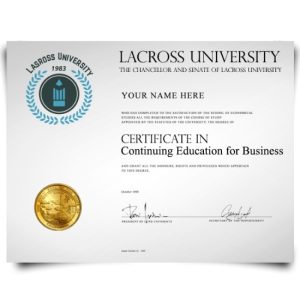 College Certificate