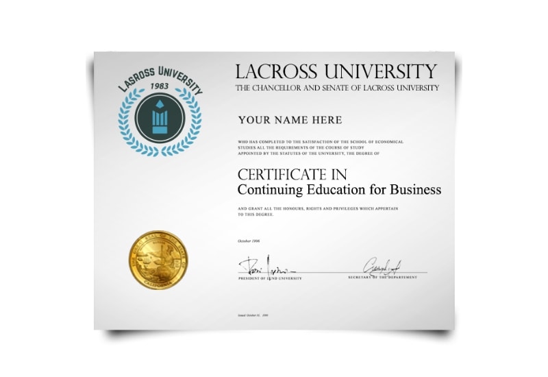 College Certificate