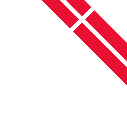 Denmark flag — accurate layout badge