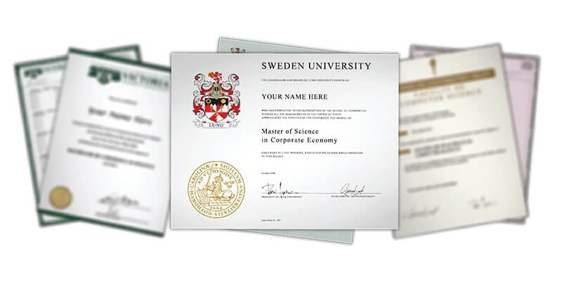 Diploma and transcript set side by side