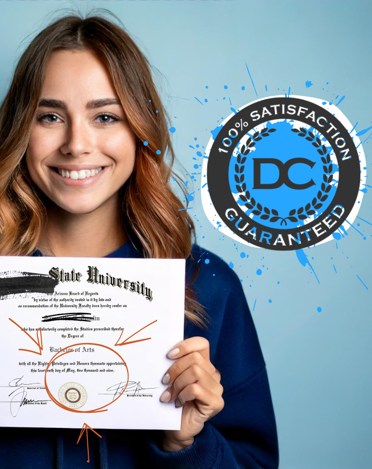 Diploma Company 90-day satisfaction guarantee badge