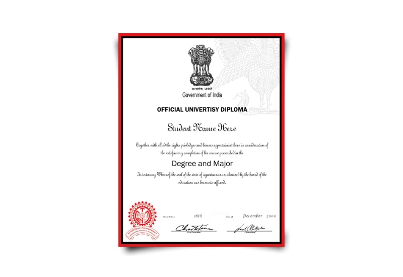 India University Diploma