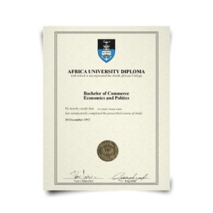 South Africa University Diploma