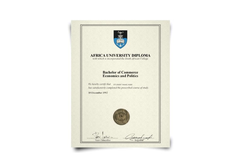 South Africa University Diploma
