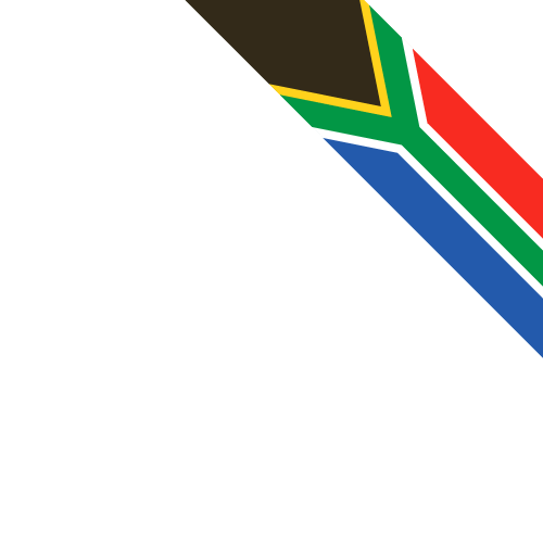 South Africa flag — accurate layout badge